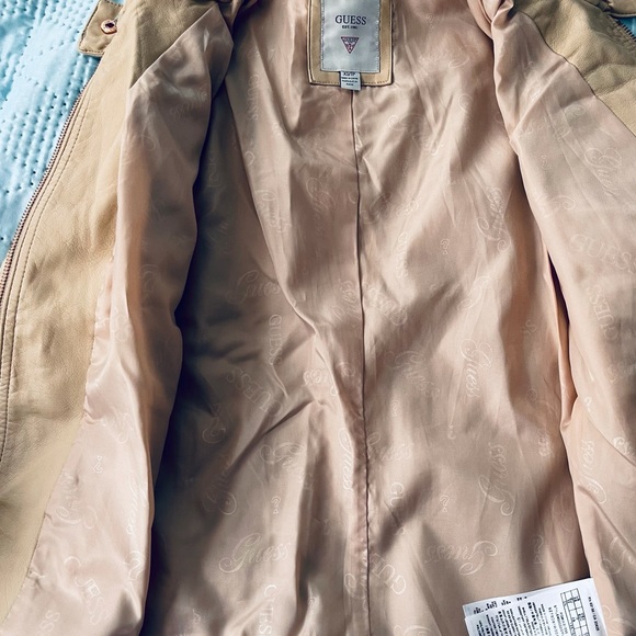 Beige Guess leather jacket - Picture 5 of 6